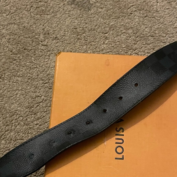 Louis Vuitton Black Demier Cobalt Belt - Picture 6 of 6